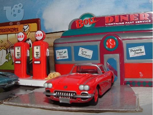 PoulaTo: 1958 Custom Corvette, Greenlight, Corvette Collection κουκλη